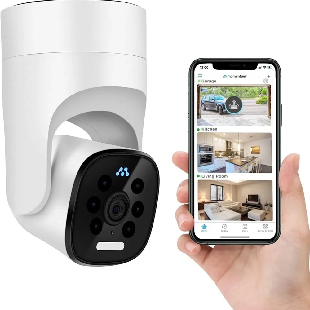 Momentum NIRO 2 White WiFi Garage Controller and Camera